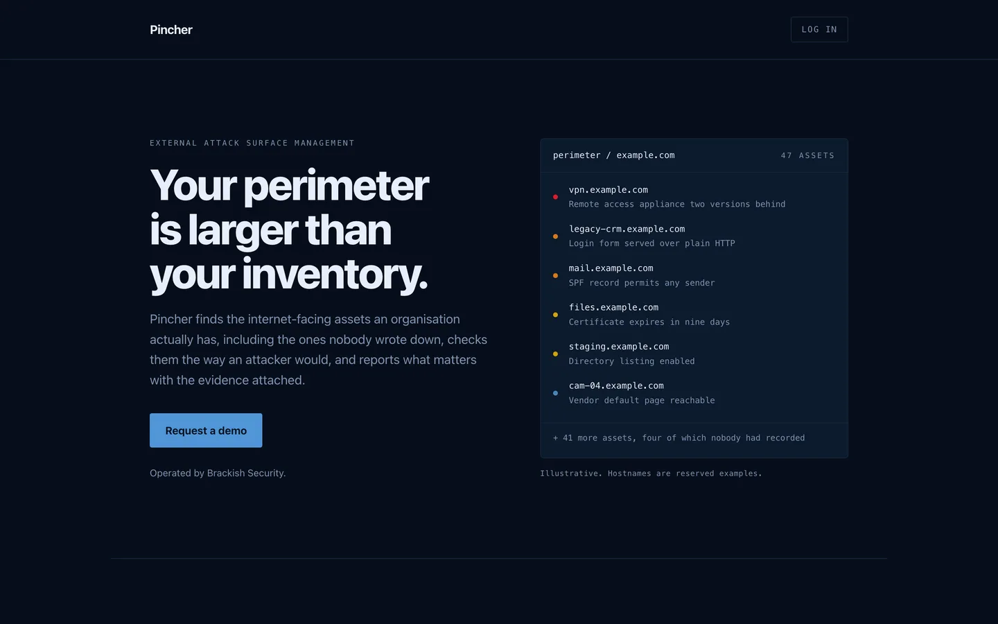 Screenshot of Pincher at pincher.ai